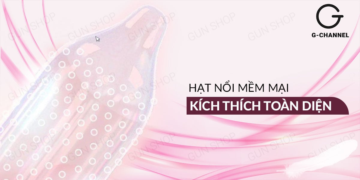 Bao cao su OLO 0.01 Zero Hồng siêu mỏng có hạt gel bôi trơn tăng khoái cảm