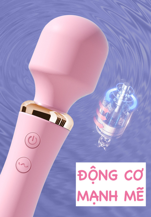 Chày rung Lilo không dây 2 đầu rung mạnh, toả nhiệt máy massage điểm G nữ