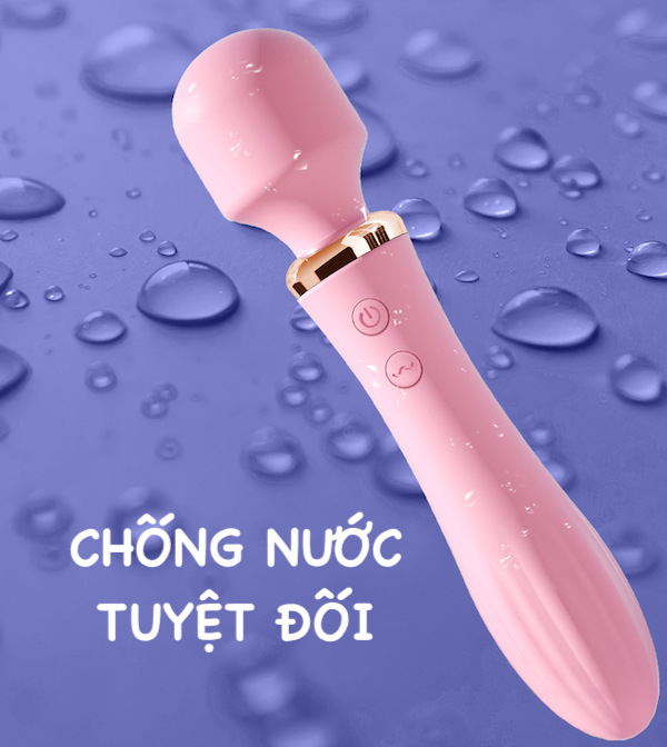 Chày rung Lilo không dây 2 đầu rung mạnh, toả nhiệt máy massage điểm G nữ