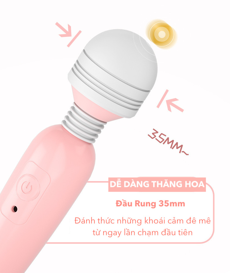 Chày rung Lilo không dây sạc USB xoay 360 độ massage điểm G giá rẻ