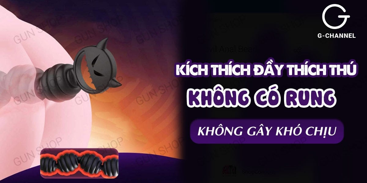 Chuỗi hạt kích thích hậu môn Leten Devil Anal Bead 17cm đổi gió vui vẻ Chuỗi hạt kích thích hậu môn Leten Devil Anal Bead 17cm đổi gió vui vẻ