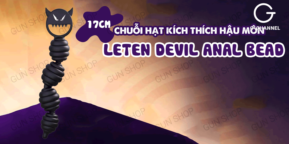 Chuỗi hạt kích thích hậu môn Leten Devil Anal Bead 17cm đổi gió vui vẻ Chuỗi hạt kích thích hậu môn Leten Devil Anal Bead 17cm đổi gió vui vẻ