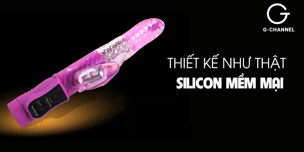 Dương vật giả Loveaider Warrior 2 đầu rung xoay đa hướng pin tiện lợi