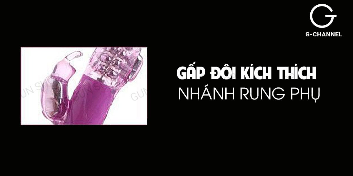 Dương vật giả Loveaider Warrior 2 đầu rung xoay đa hướng pin tiện lợi