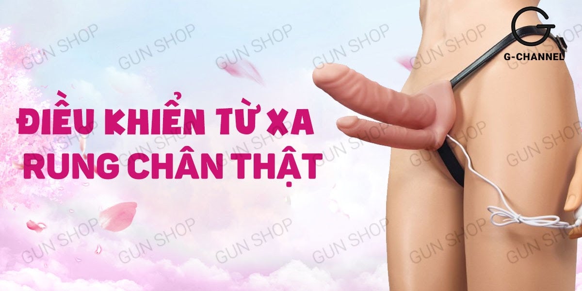 Dương vật giả 2 đầu rung pin Lovetoy Unisex Hollow mới