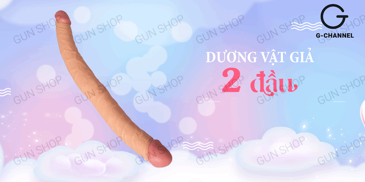 Dương vật giả 2 đầu Lovetoy mềm dẻo uốn cong đa chiều siêu bền