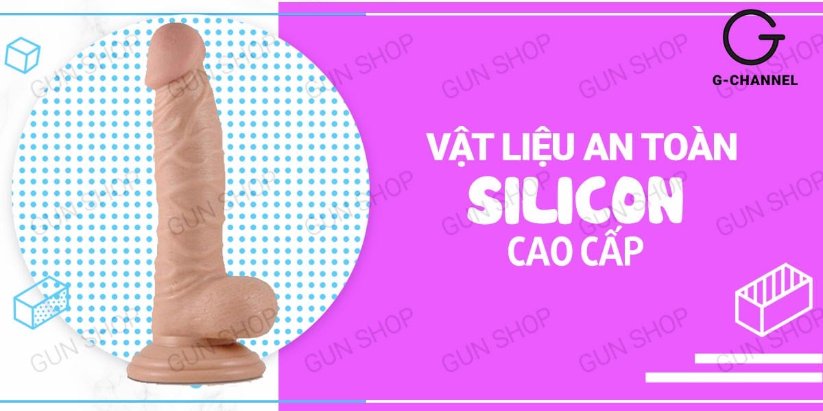 Dương vật giả Lovetoy Real Extreme dính tường 3 cường độ rung pin