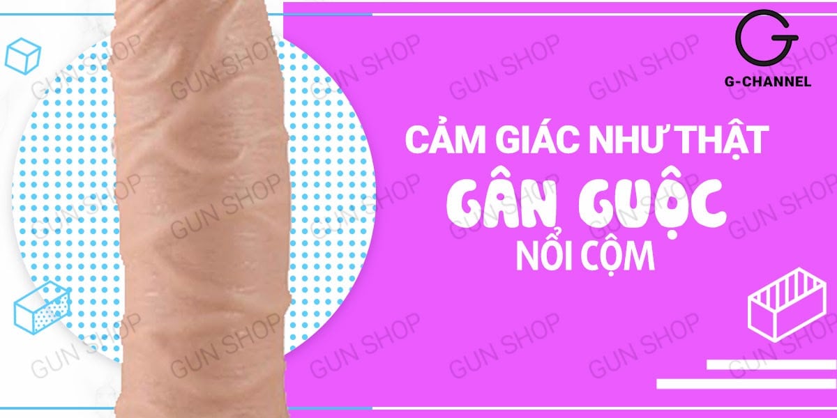 Dương vật giả Lovetoy Real Extreme dính tường 3 cường độ rung pin