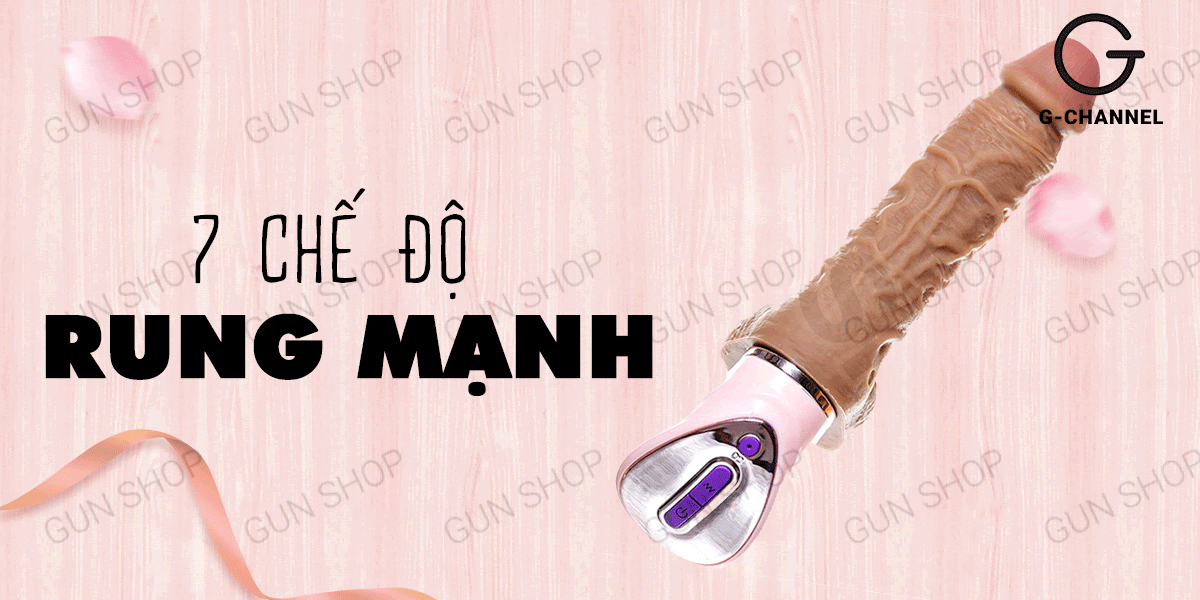 Dương vật giả cao cấp TSN Joker nhiều chế độ rung sạc điện