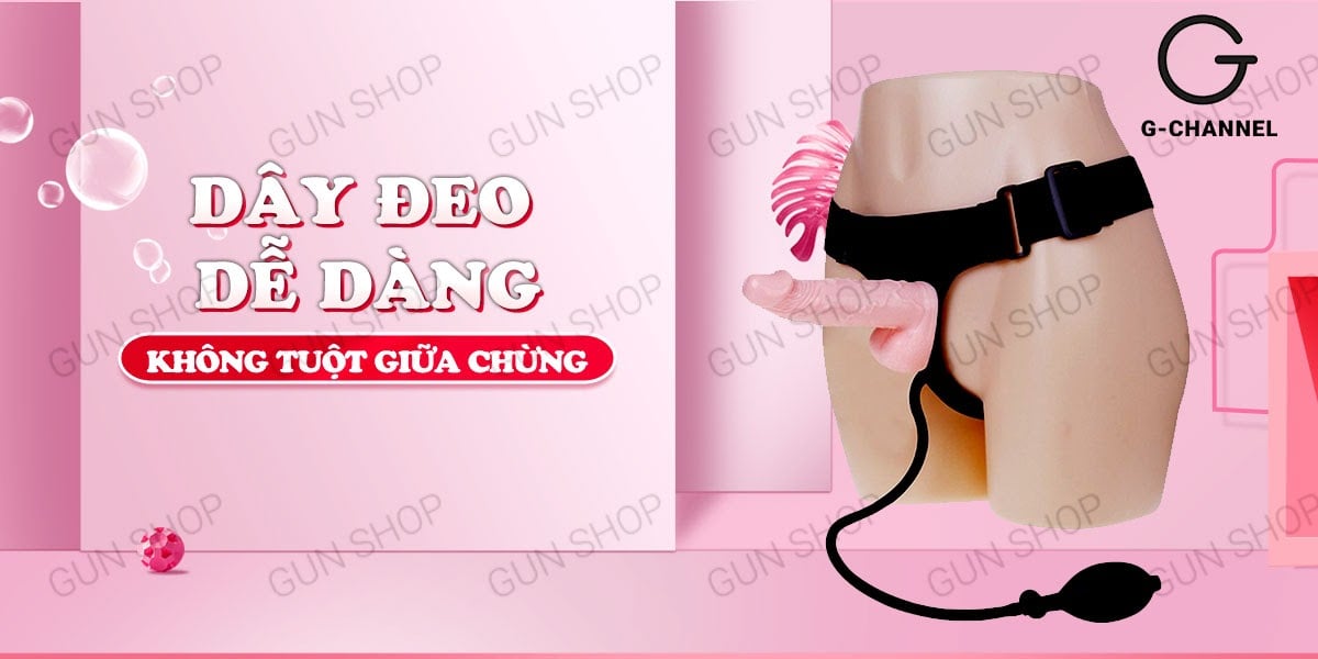 Dương vật giả dây đeo bơm tăng kích thước Baile Trap-on cao cấp