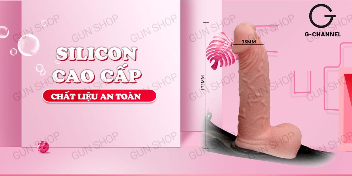 Dương vật giả dây đeo bơm tăng kích thước Baile Trap-on cao cấp