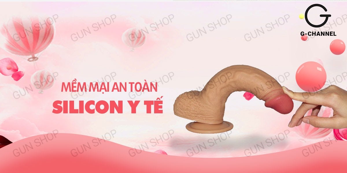 Dương vật giả cao cấp Lovetoy Natural Cock dính tường kích thước chuẩn
