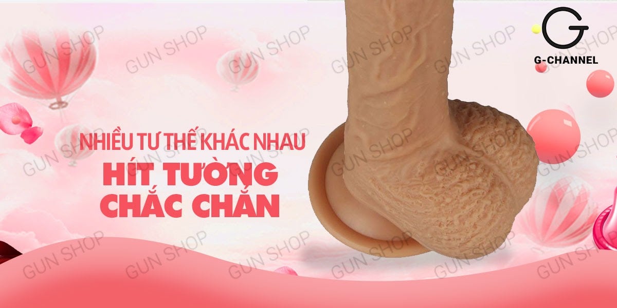 Dương vật giả cao cấp Lovetoy Natural Cock dính tường kích thước chuẩn