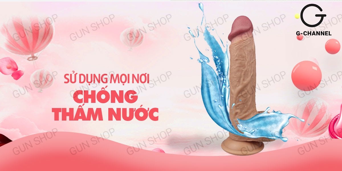 Dương vật giả cao cấp Lovetoy Natural Cock dính tường kích thước chuẩn