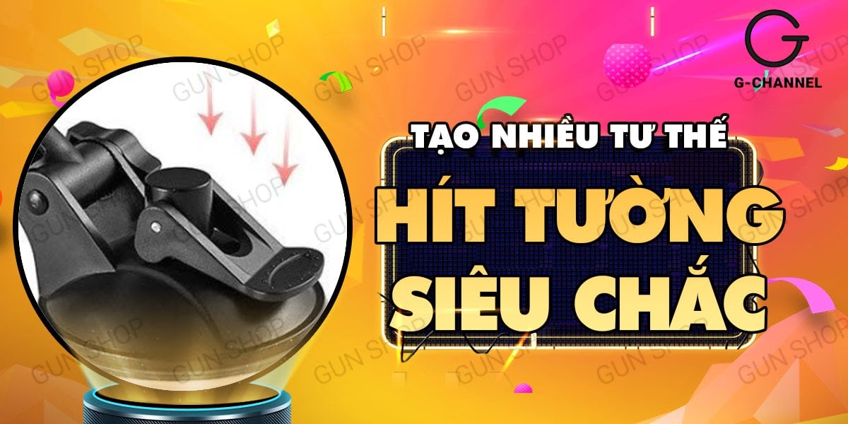 Dương vật giả Lovemoment Stroking Man III dính tường thụt xoay 360 độ