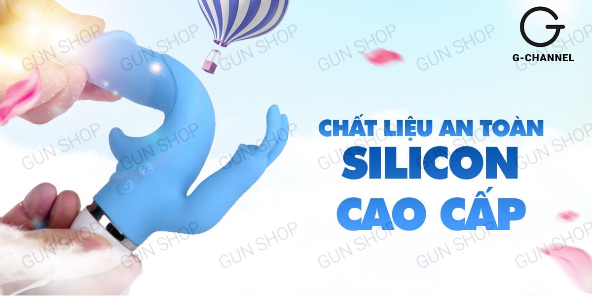 Dương vật giả rung đa chế độ pin Joko Spray silicon cao cấp