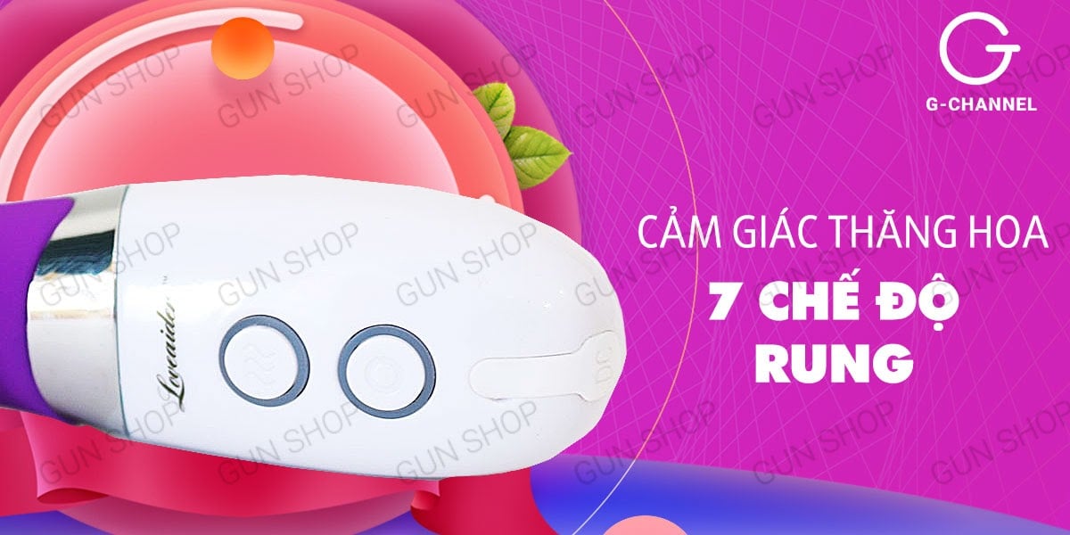 Dương vật giả 7 chế độ rung sạc Loveaider Erlang God cực mạnh