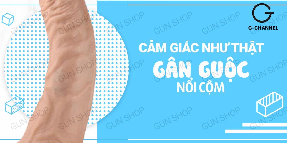 Dương vật giả Lovetoy Real Extreme 21.5cm 3 cường độ rung dính tường cao cấp