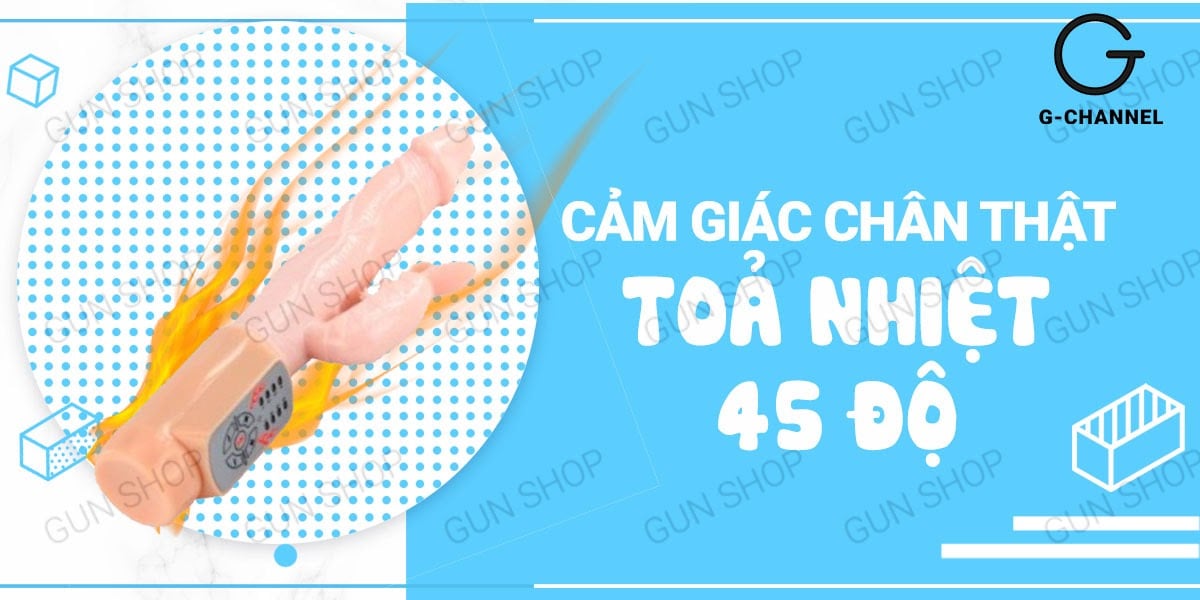 Dương vật giả Baile phát nhiệt 45 độ C cao cấp an toàn