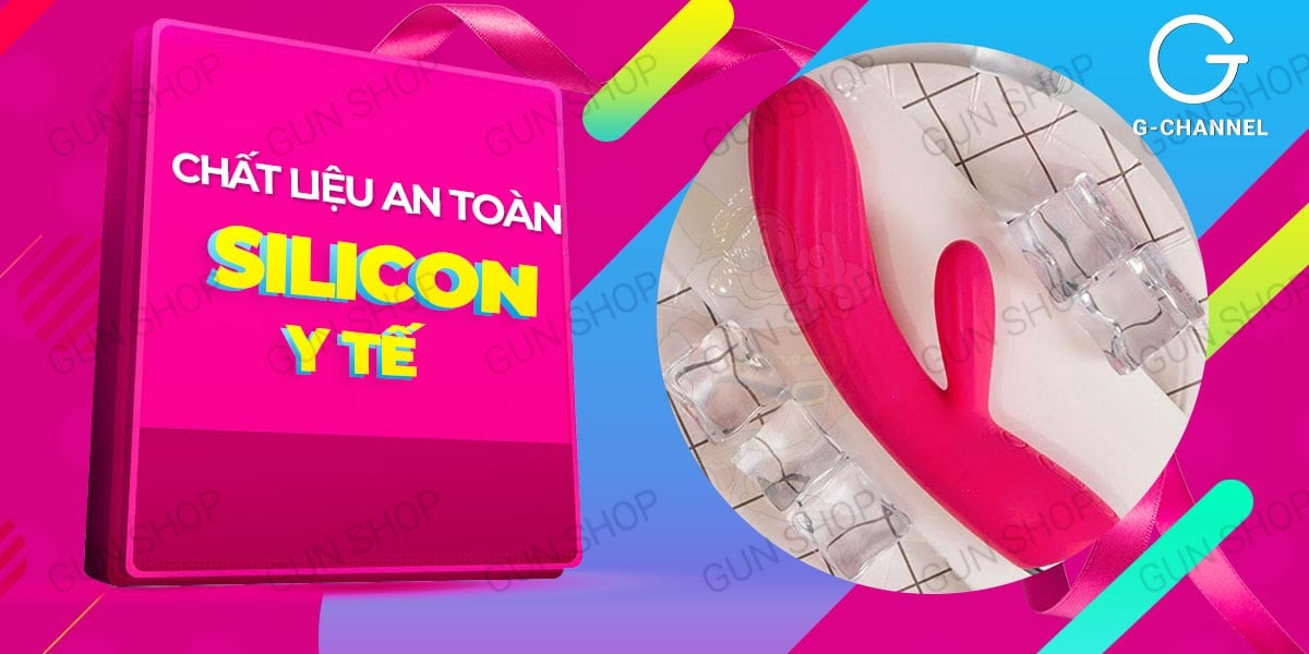 Dương vật giả rung kép Svakom Angel chế độ sưởi ấm sạc điện