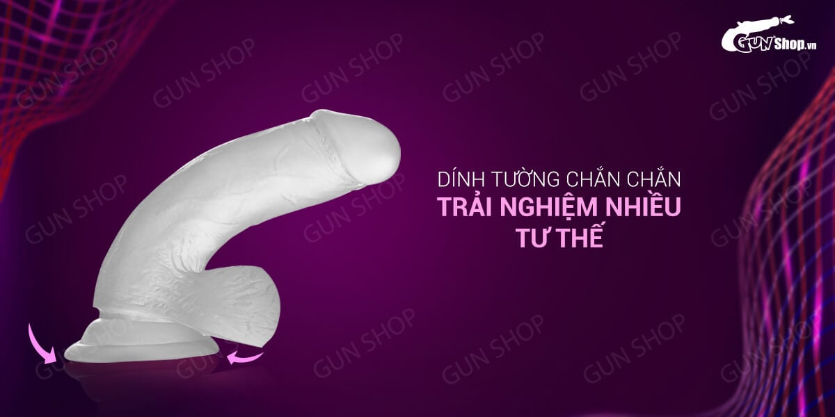 Dương vật giả dính tường Jiuai siêu mềm dẻo linh động thủ dâm kín đáo