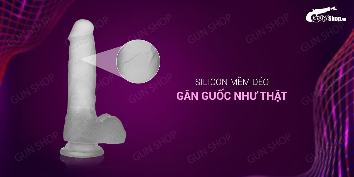 Dương vật giả dính tường Jiuai siêu mềm dẻo linh động thủ dâm kín đáo