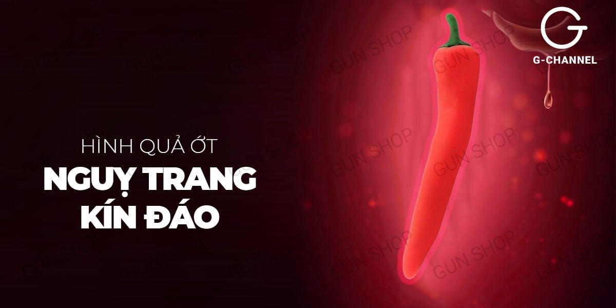 Dương vật giả rung quả ớt Wistone Pepper sạc điện nhiều chế độ rung
