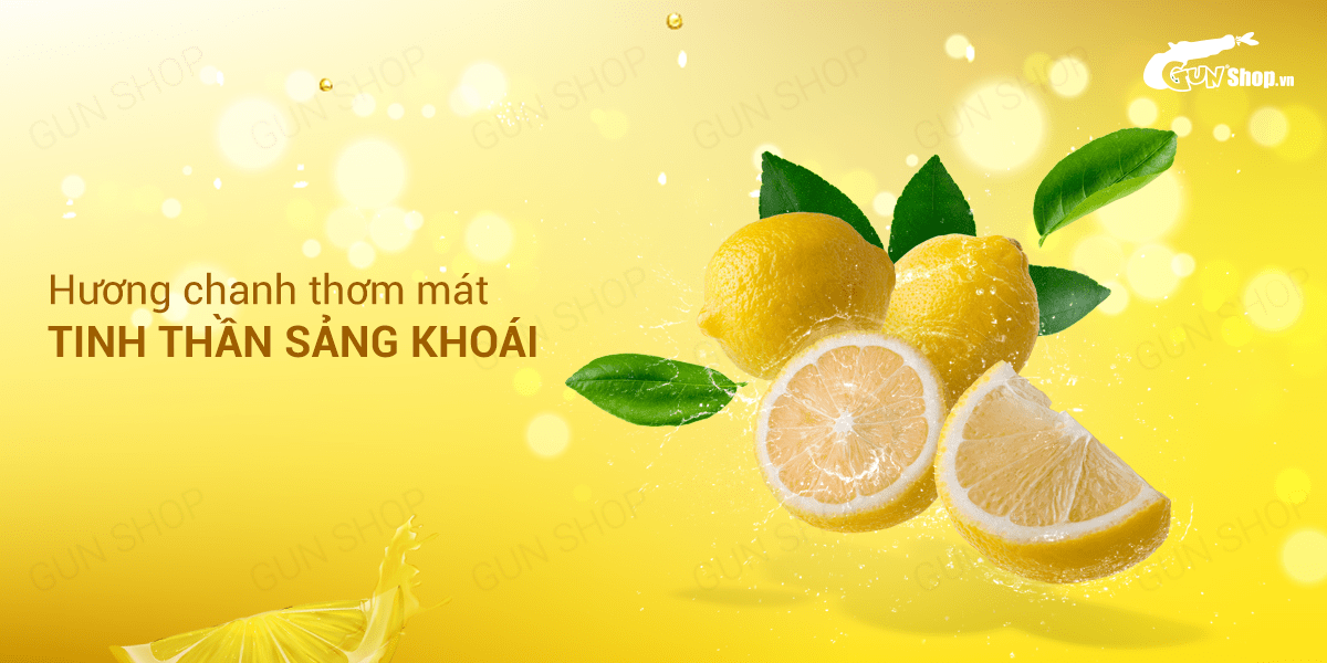 Gel bôi trơn Boyafei Lemon hương chanh tươi mới dễ chịu