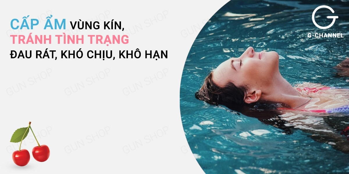 Gel bôi trơn Hot Kiss hương cherry quyến rũ tăng hưng phấn 100ml