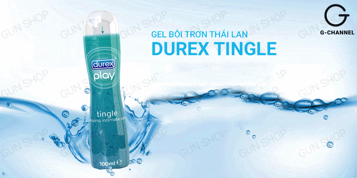 Gel bôi trơn Durex Tingle mát lạnh 100ml tăng khoái cảm mềm mại dễ chịu