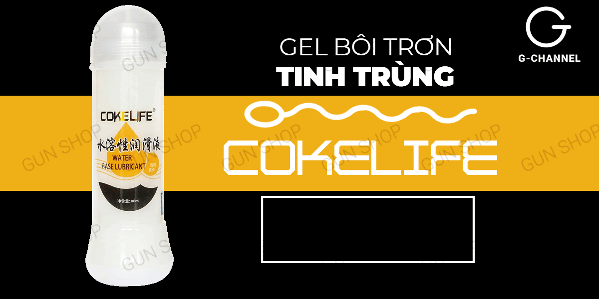 Gel bôi trơn Cokelife 300ml đặc biệt cho cộng đồng LGBT an toàn