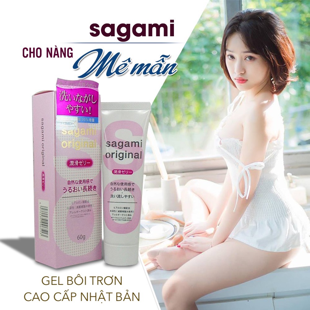 Gel bôi trơn Sagami Original Nhật chính hãng gốc nước an toàn