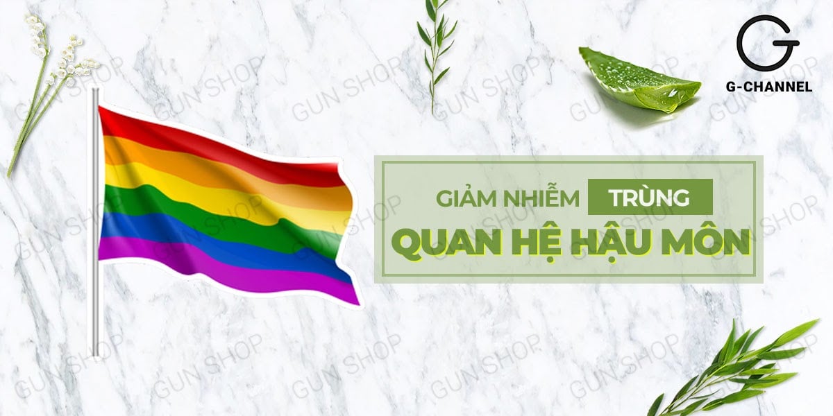 Gel bôi trơn hậu môn Shell Supermen lô hội 90ml, giảm đau rát an toàn