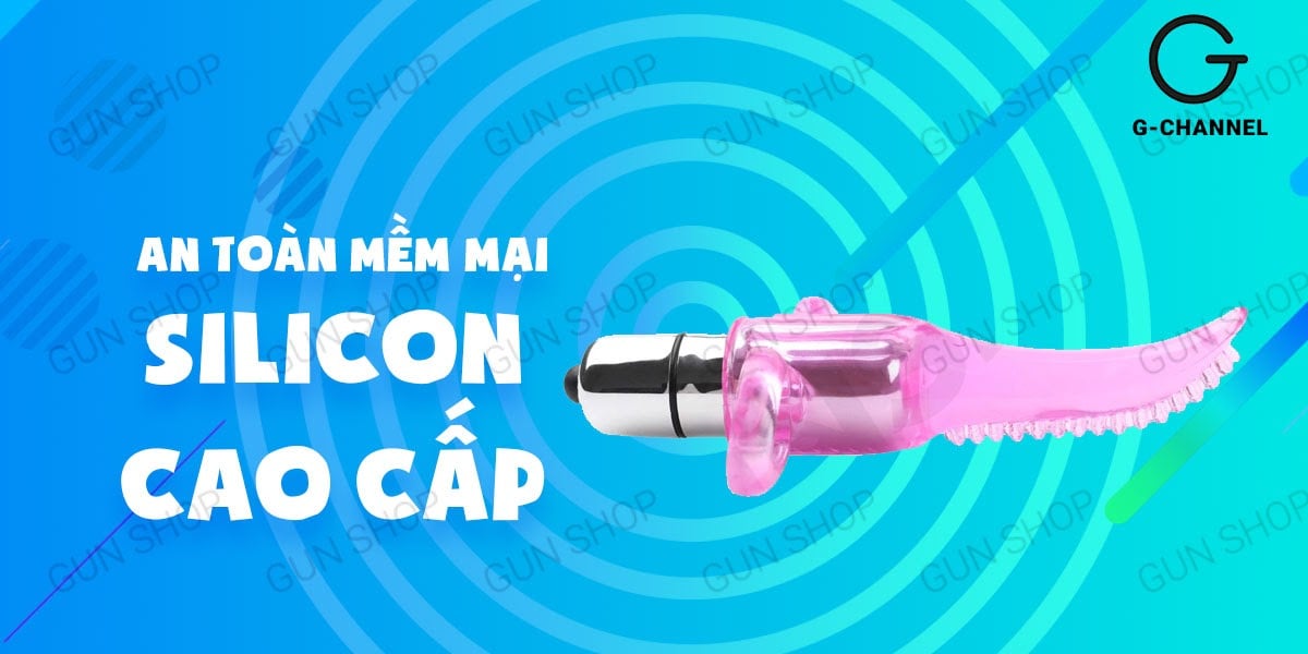 Lưỡi rung Baile đeo ngón tay gai hồng kích thích mạnh mẽ dễ dùng Lưỡi rung Baile đeo ngón tay gai hồng kích thích mạnh mẽ dễ dùng