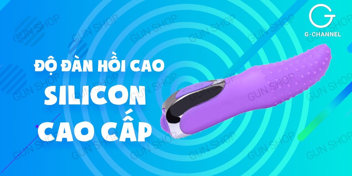 Lưỡi rung Loveaider đa chế độ gai silicon pin sạc kích thích