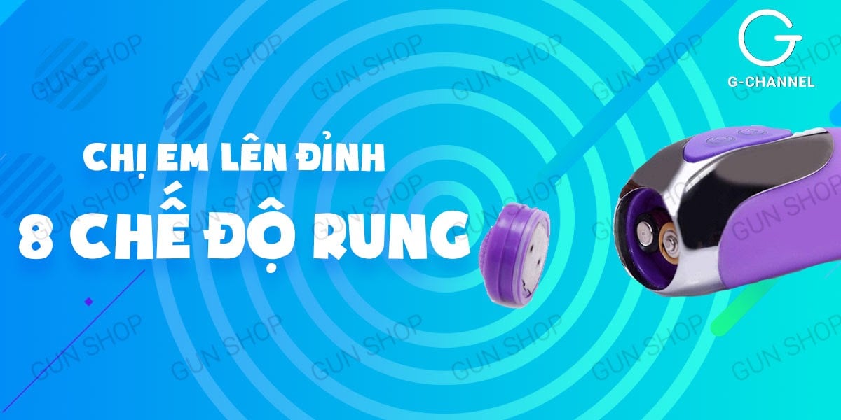 Lưỡi rung Loveaider đa chế độ gai silicon pin sạc kích thích