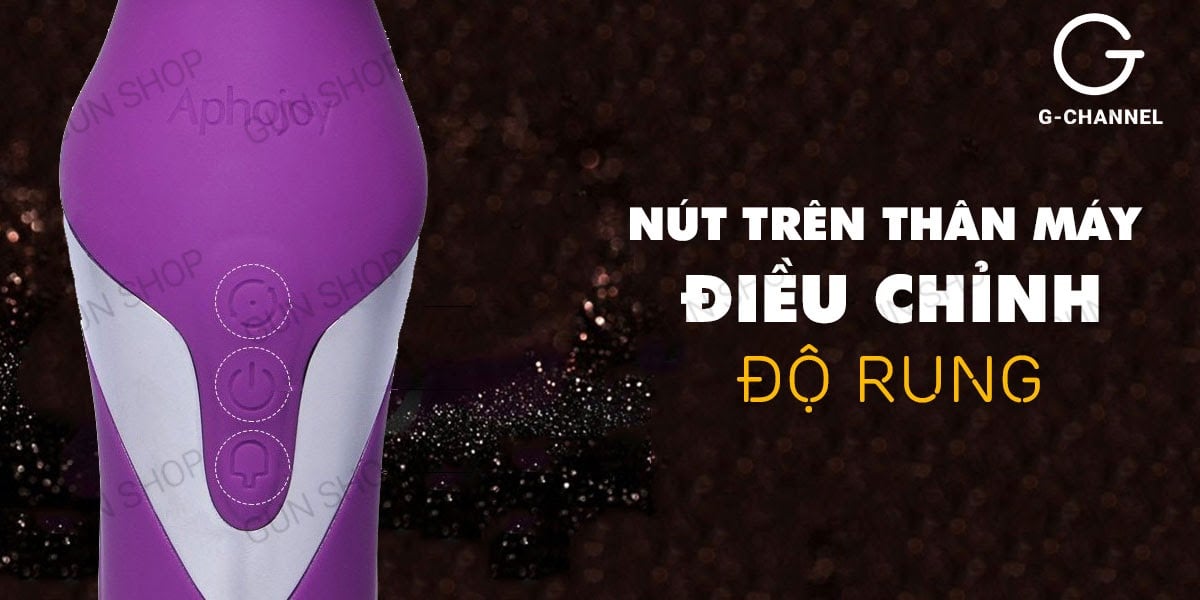 Máy massage 2 đầu sạc điện Aphojoy rung xoay đa chế độ thư giãn cơ thể Máy massage 2 đầu sạc điện Aphojoy rung xoay đa chế độ thư giãn cơ thể