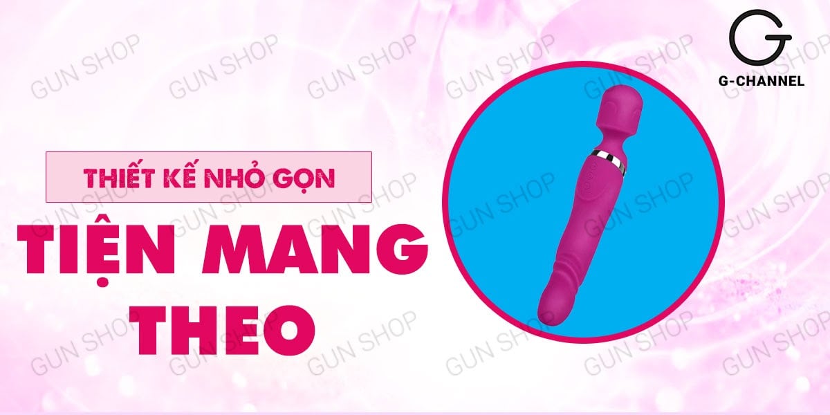 Máy rung massage rung thụt xoay đa năng sạc điện Mizz Zee Enjoy