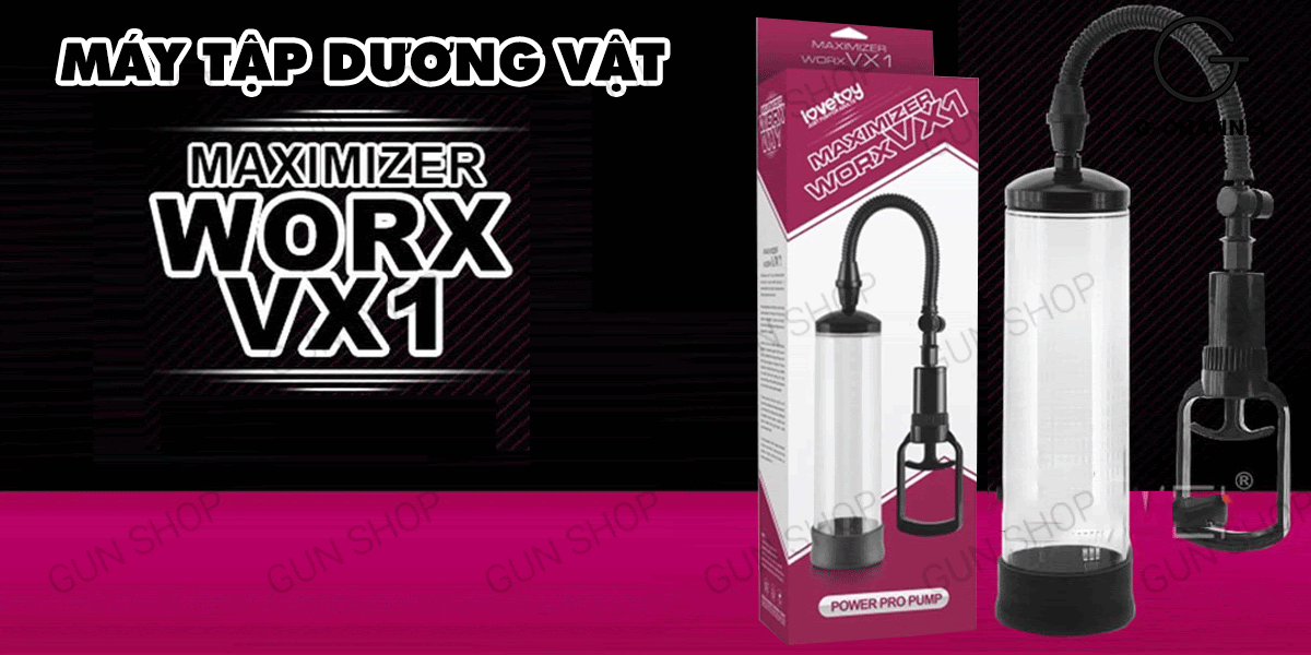 Máy tập tăng kích thước dương vật Lovetoy Maximizer VX1, hiệu quả nhanh không đau