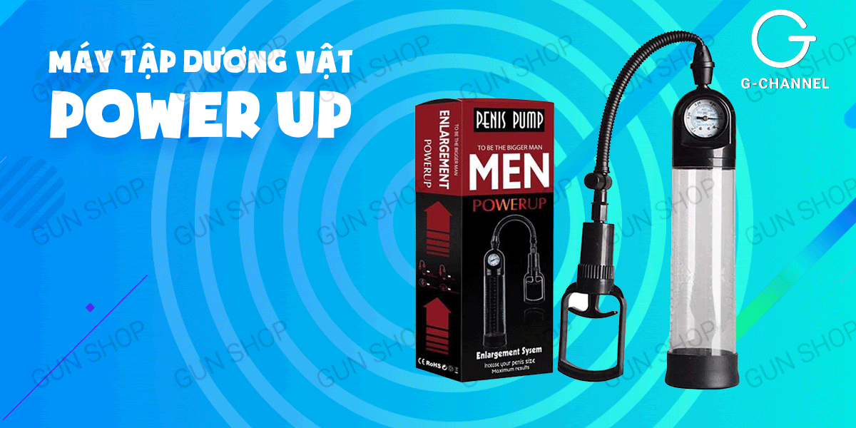Máy tập dương vật Men Powerup kéo dài tăng kích thước nhanh chóng
