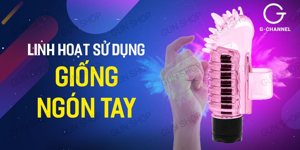 Ngón tay rung mạnh Baile pin tiện lợi khoái cảm đỉnh cao dễ sử dụng