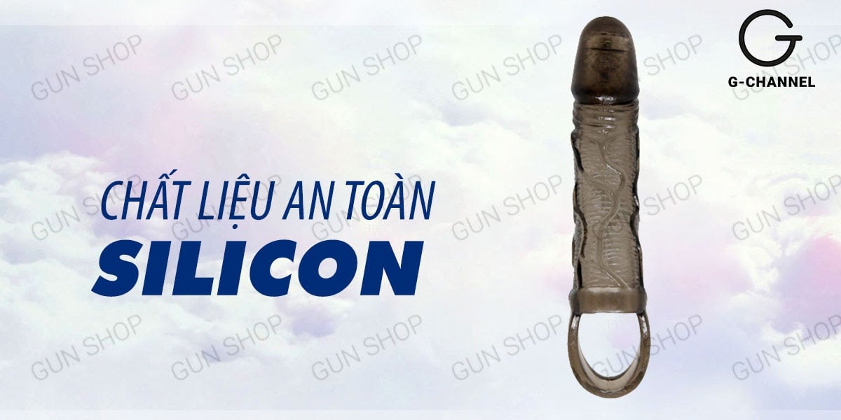 Bao cao su đôn dên rung đầu Baile Men Extension tăng kích thước dây đeo