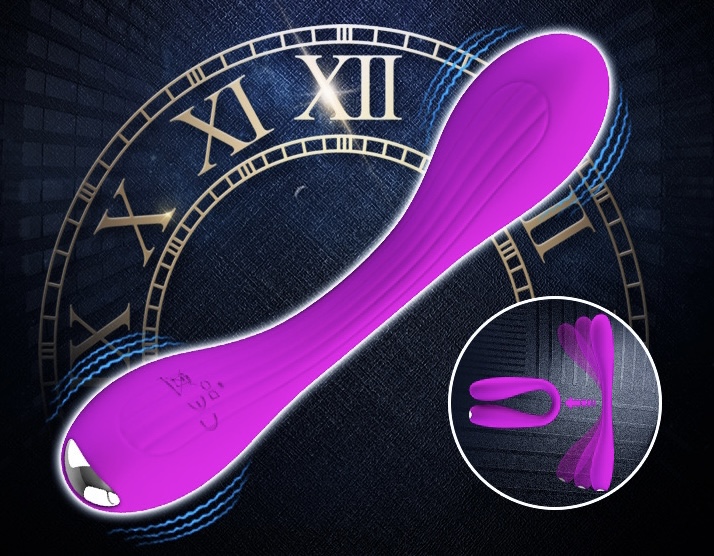 Que rung 2 đầu Pretty Love Yedda uốn cong 12 chế độ rung sạc USB