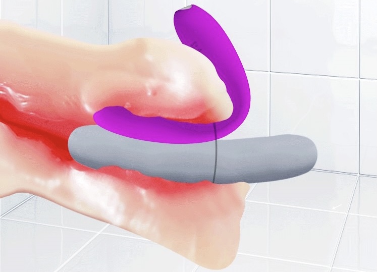 Que rung 2 đầu Pretty Love Yedda uốn cong 12 chế độ rung sạc USB