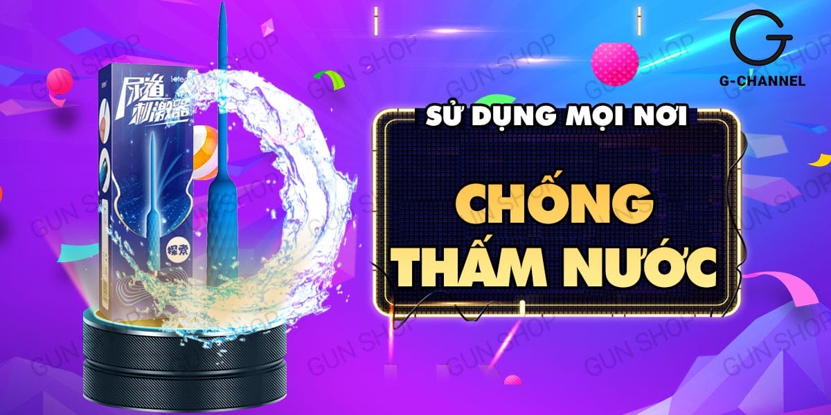Que rung kích thích niệu đạo nam 7 chế độ pin - Leten nhỏ gọn, cảm giác mạnh