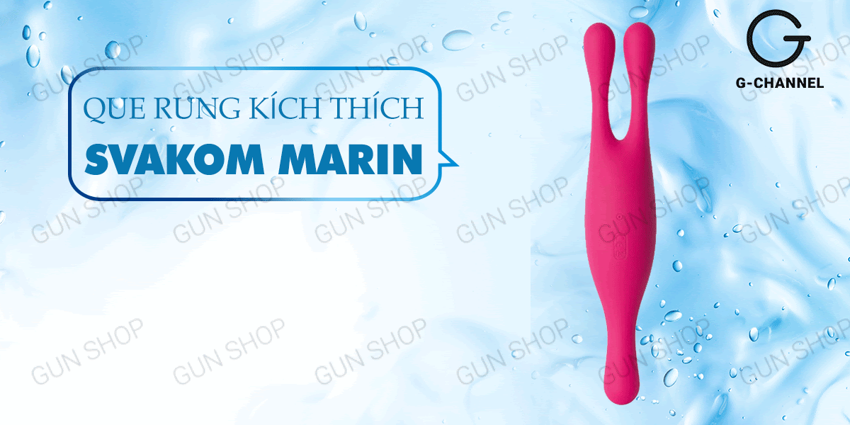Que rung Svakom Marin 11 chế độ sạc điện chống nước mạnh mẽ