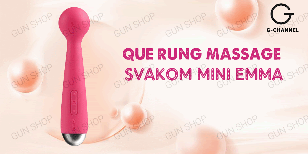Que rung massage điểm G Svakom Mini Emma sạc điện rung cực mạnh Que rung massage điểm G Svakom Mini Emma sạc điện rung cực mạnh