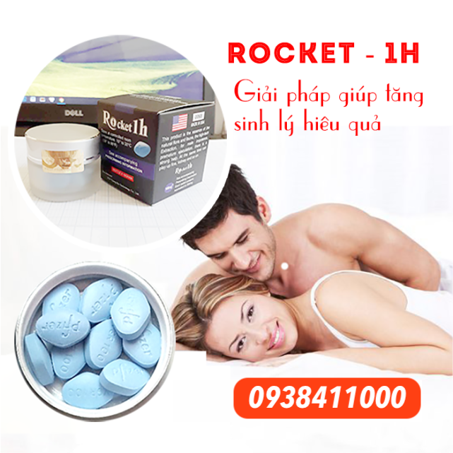 RocKet 1h thuốc cường dương Mỹ thảo dược kéo dài thời gian quan hệ