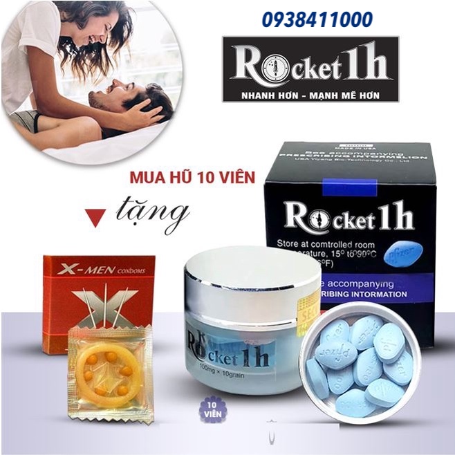 RocKet 1h thuốc cường dương Mỹ thảo dược kéo dài thời gian quan hệ