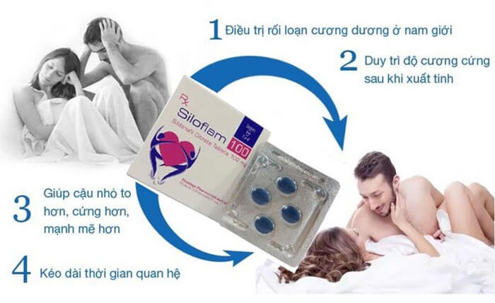 Siloflam 100 trị xuất tinh sớm kéo dài thời gian giúp nam giới tự tin
